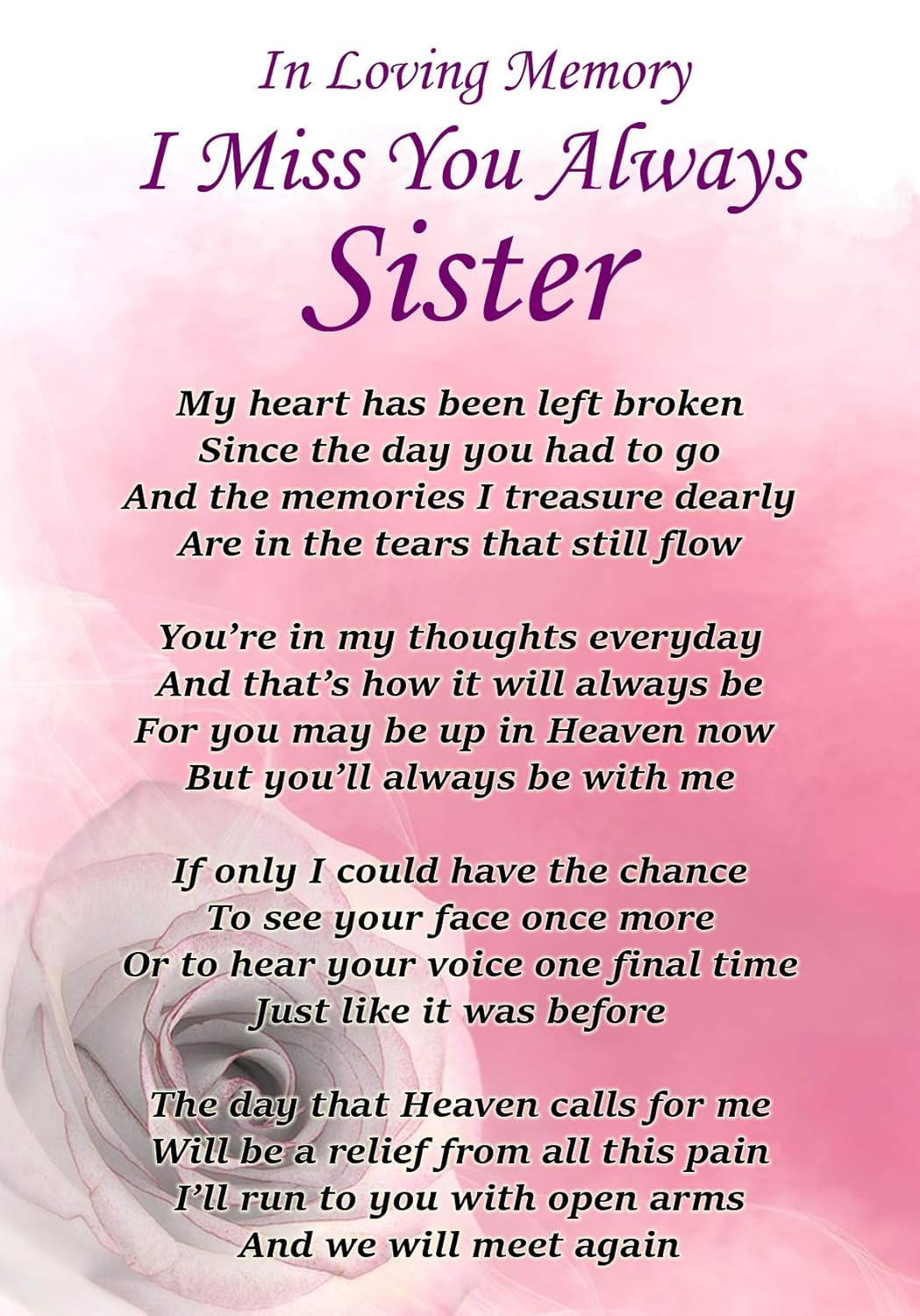 21 Best Funeral Poems For Sister Sister Poems Funeral - vrogue.co