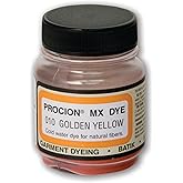 Jacquard Procion Mx Dye - Undisputed King of Tie Dye Powder - Golden Yellow - 2/3 Oz - Cold Water Fiber Reactive Dye Made in 