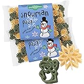 Pastabilities Fun Shaped Pasta for Kids - Christmas - Snowman and Snowflake Holiday Theme, Non-GMO Natural Wheat and Vegetabl