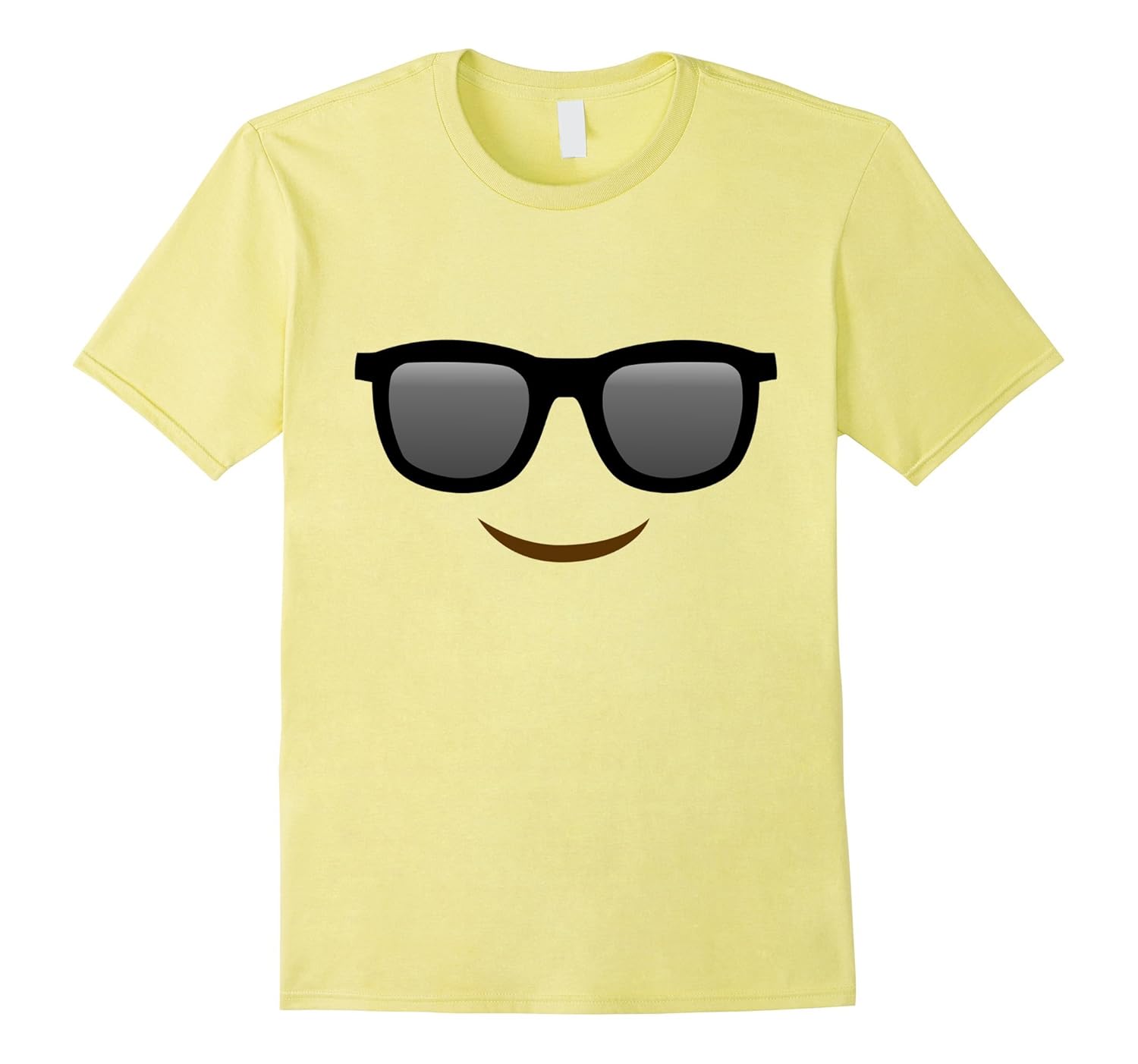 Sunglasses Emoji Face Costume T-Shirt for Halloween Group-T-Shirt