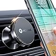 VICSEED Dainty Magnetic Phone Holder for Car - Strong Power Integrated Cast-Iron Vent Phone Magnet for Car Phone Mount 360° R