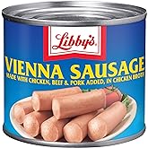 Libby's Vienna Sausage in Chicken Broth, Canned Sausage, 4.6 OZ (Pack of 24)