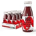 Pure Pomegranate Juice, 8.4 Ounce Bottle (Pack of 12), Cold Pressed Organic Juice, Non-GMO, No Sugar Added, Not from Concentr