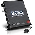 BOSS Audio Systems R1100M Monoblock Car Amplifier - 1100 High Output, 2-8 Ohm Stable, Low/High Level Inputs, Low Pass Crossov