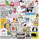 100PCS Funny Stickers for Adults, Funny Meme for Water Bottles, Funny Popular Internet Meme Stickers for Laptop, Funny Gift