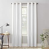 No. 918 Montego Casual Textured Semi-Sheer Grommet Curtain Panel