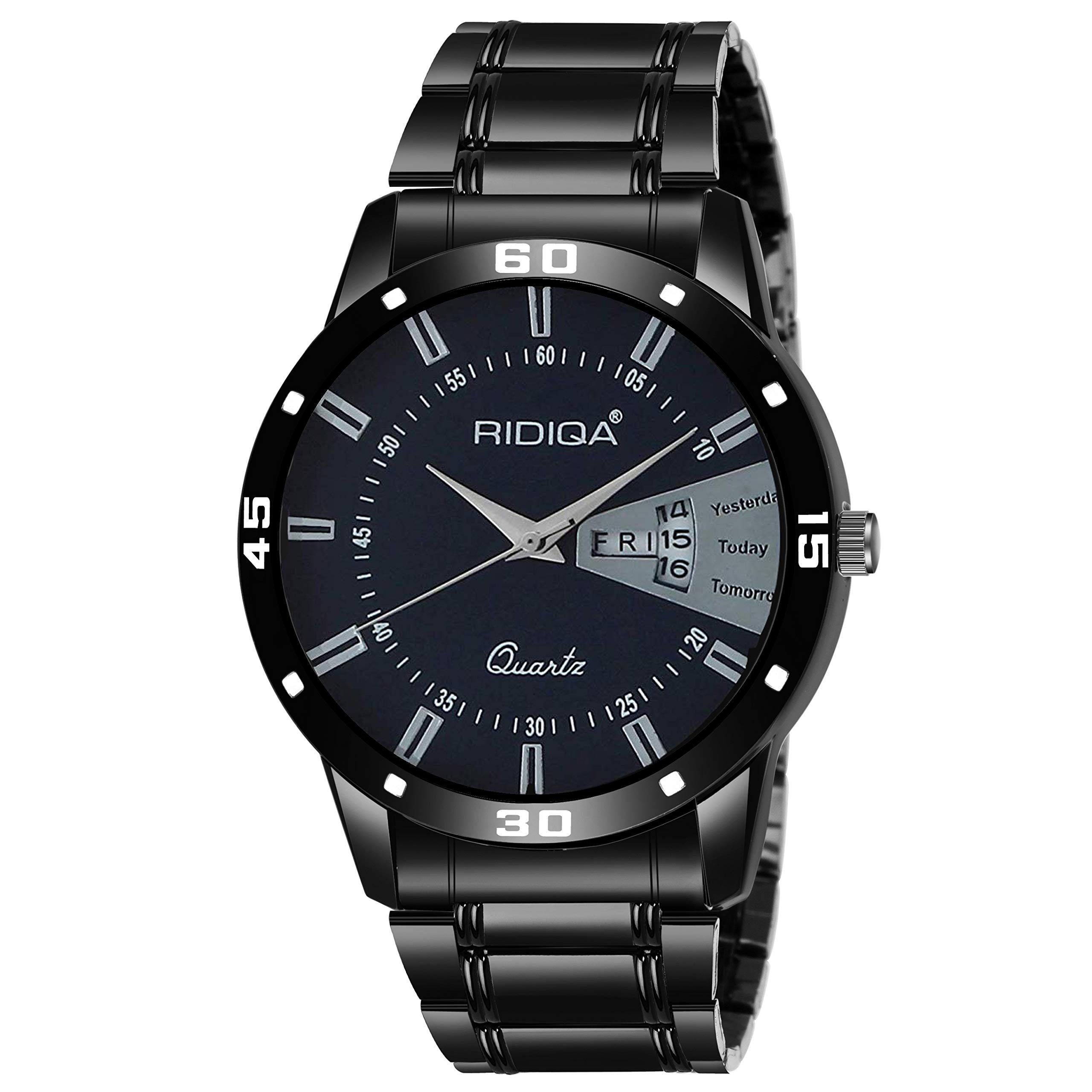 RIDIQABlue Day and Date dial Watch for Men for boy