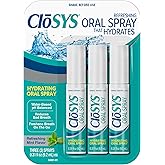 CloSYS Oral Breath Spray, 0.31 Ounce (3 Count), Mint, Sugar Free, pH Balanced, Fights Bad Breath