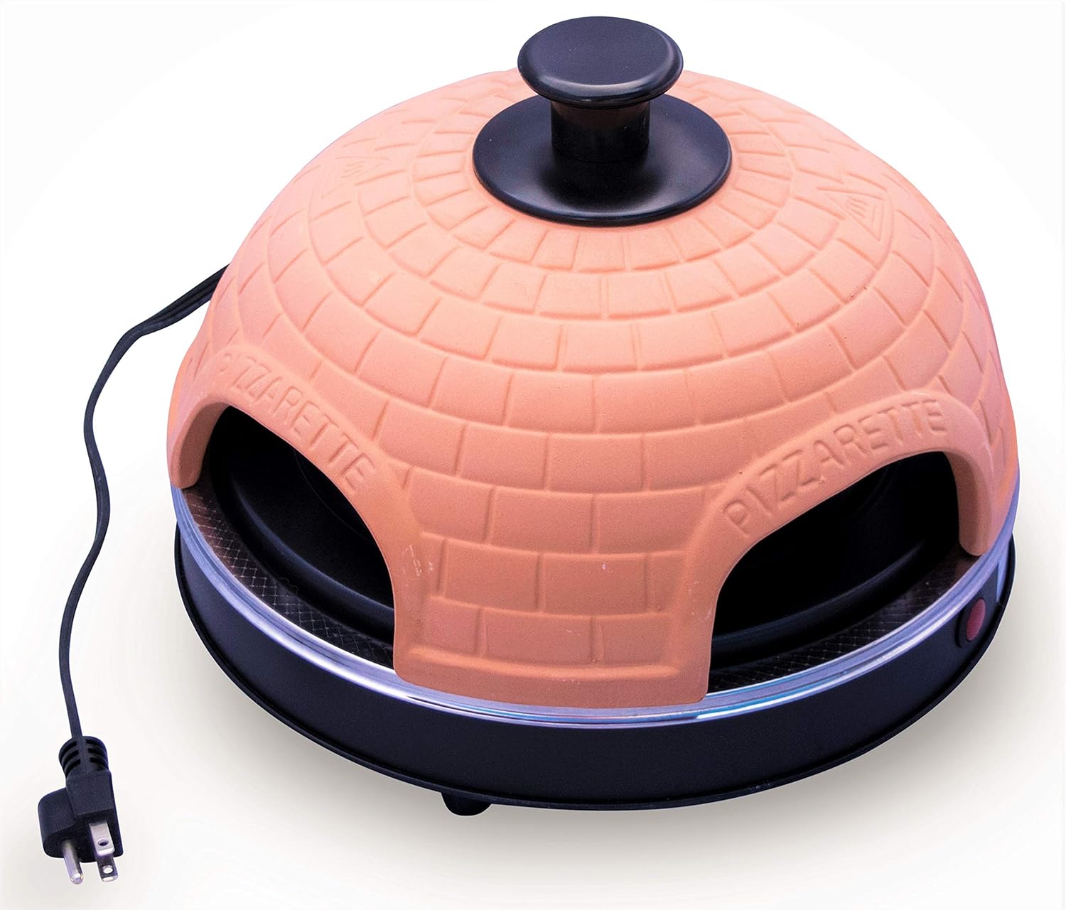 Pizzarette – “The World’s Funnest Pizza Oven” – 6 Person Model - Countertop Pizza Oven – Europe’s Best-Selling Tabletop Mini Pizza Oven Now Available In The USA – Dual Heating Elements