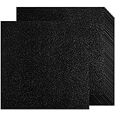 Double-sided Black Glitter Cardstock 12x12 - Goefun 24 Sheets 280GSM/100LB Black Cardstock Paper for Cricut, DIY Crafts, Hall