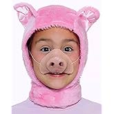 Forum Novelties Child Size Animal Costume Pink Piglet Hood and Nose Mask