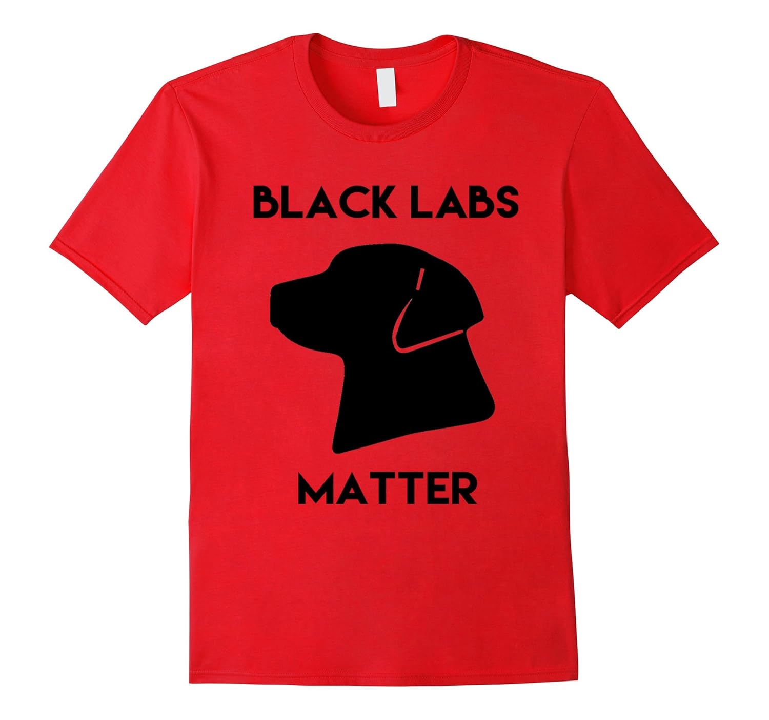 Black Labs Matter Animal Lover T-Shirt Labrador Retriever-CL