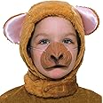 Forum Novelties Child Size Animal Costume Set, Monkey Hood and Nose Mask