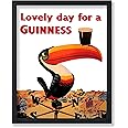 Poster Master Vintage Beer Poster - Lovely Day For A Beer Print - Alcohol Art - Gift for Men, Women, Bartender - Perfect Deco