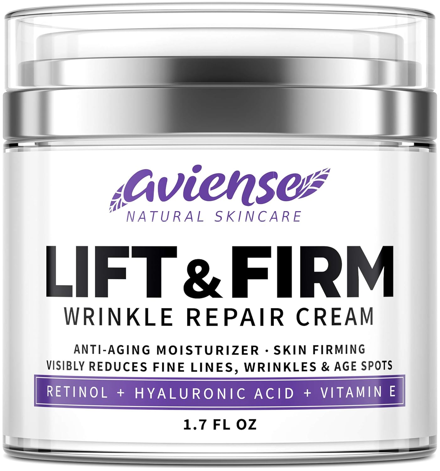 Anti Wrinkle Cream for Face - Retinol & Collagen Anti Aging Cream - Made in USA - Fine Lines & Wrinkle Repair - Retinol Cream for Face with Hyaluronic Acid & Vitamin E - Face Moisturizer for Women & Men