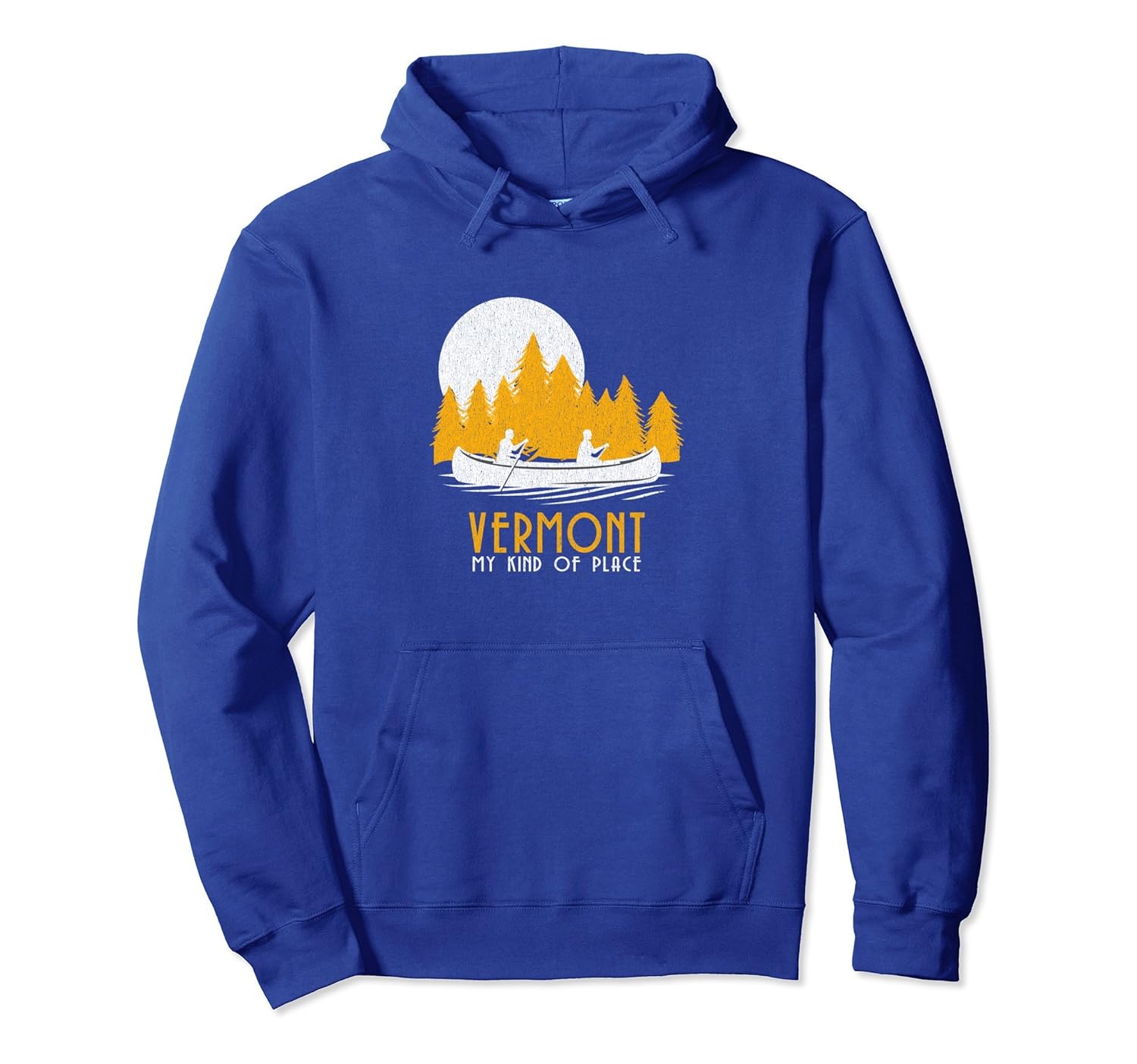 Retro Vermont Hoodie Vintage Canoe Hiking Gift Men Women-ln