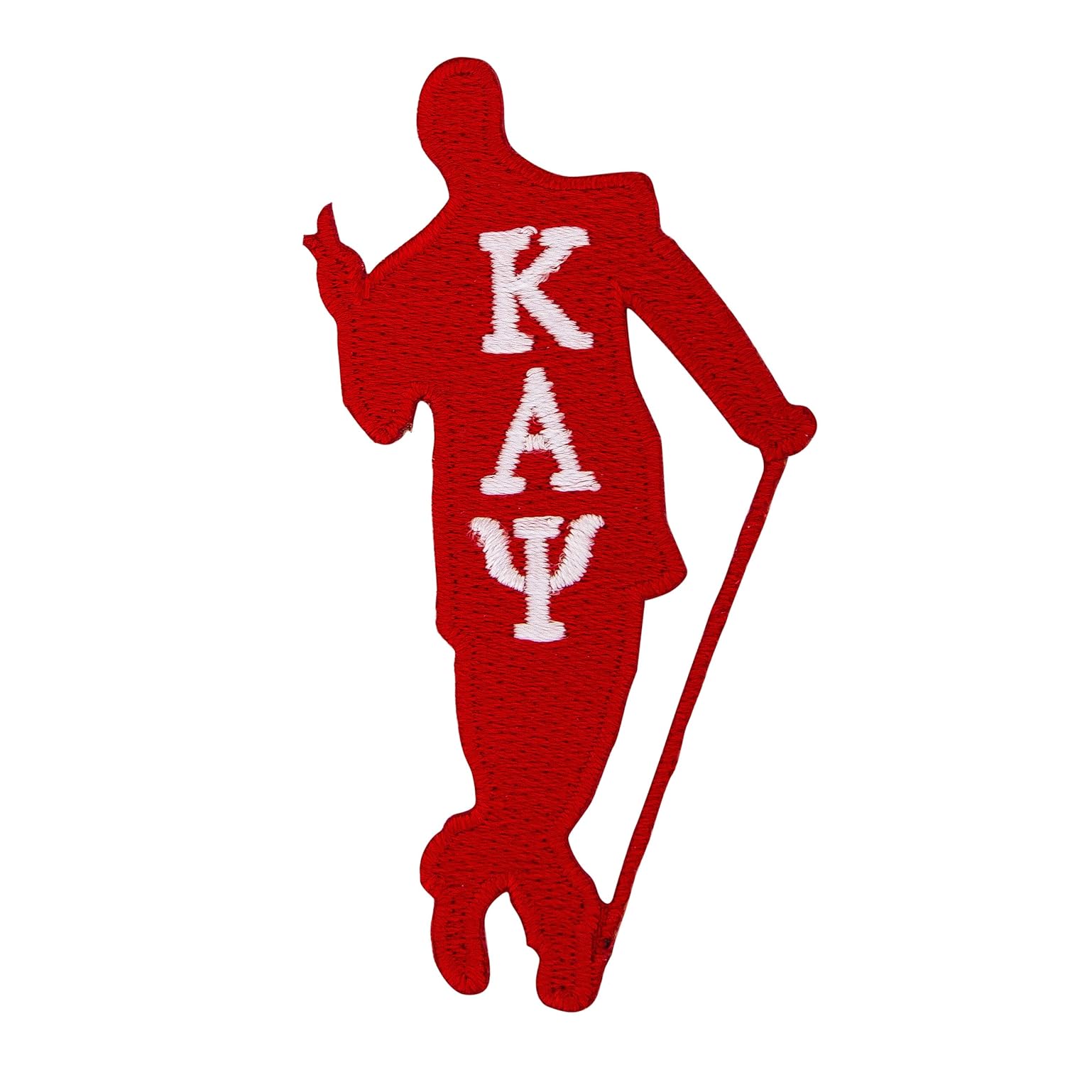 Kappa Alpha Psi Fraternity Guy w/Cane Embroidered Appliqué Patch Sew or Iron On Greek Blazer Jacket Bag Nupe (Guy w/Cane Patch)