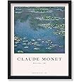 Poster Master Monet Poster - Retro Impressionism Print - Water Lilies, Watercolor, Abstract, Colorful, Aesthetic - 8x10 UNFRA