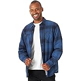 Wrangler Authentics Men's Long Sleeve Sherpa Lined Shirt Jacket