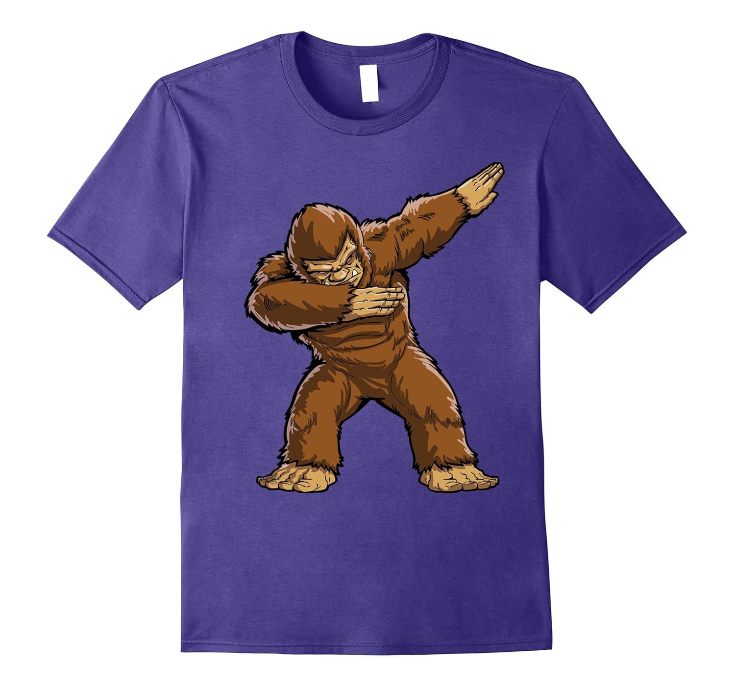 Bigfoot Sasquatch Dabbing T Shirt Funny Dab Monster Gifts-FL