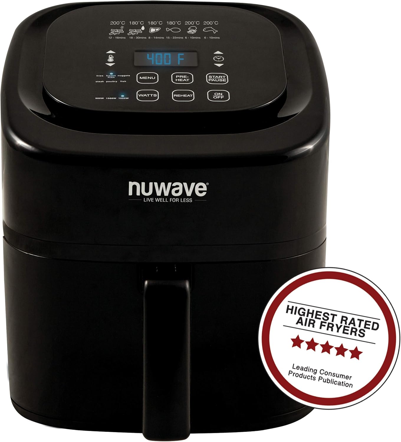 6 qt nuwave air fryer instruction manual