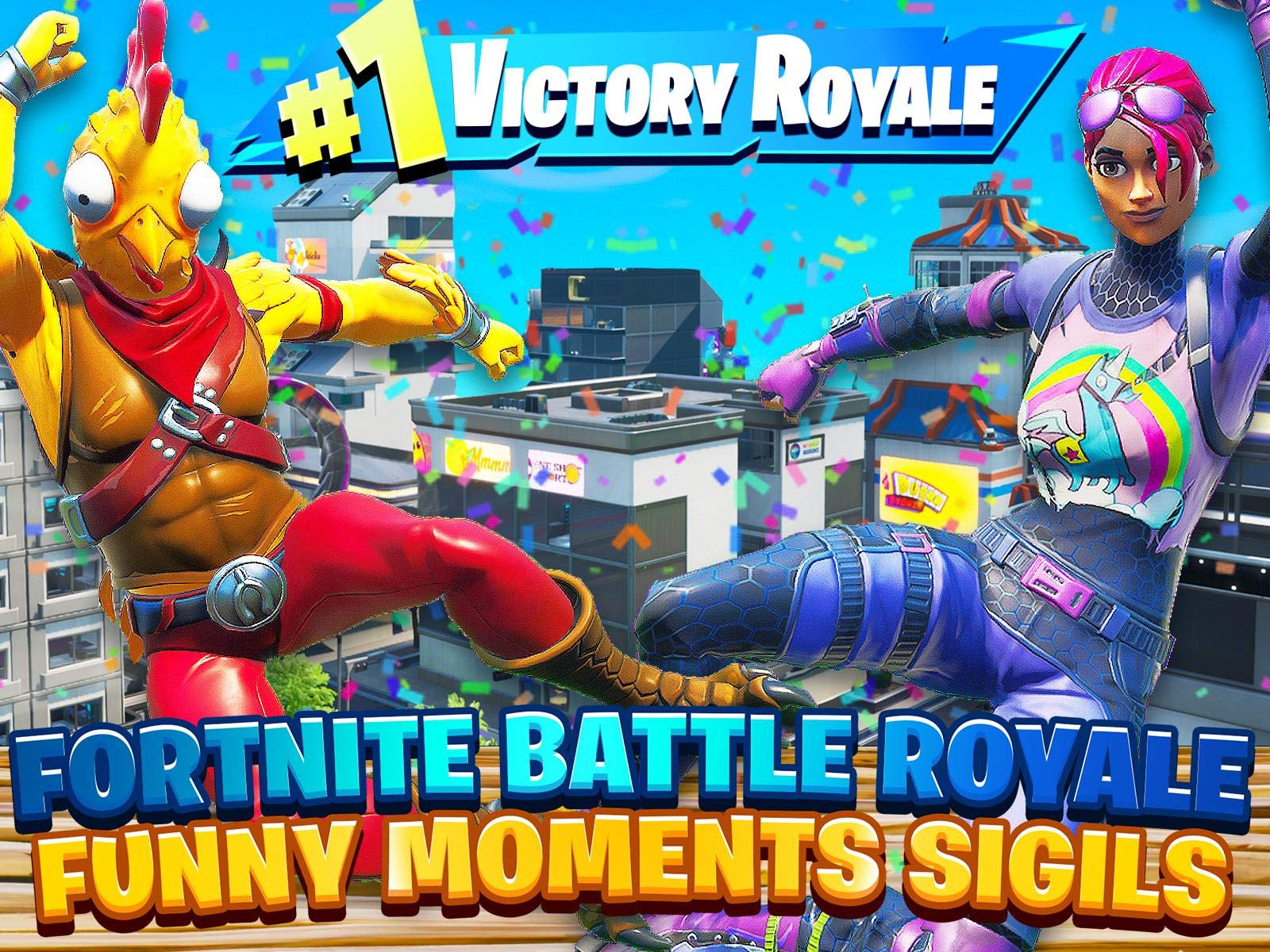 Watch Clip Fortnite Battle Royale Funny Moments Sigils 1 Victory Royale Prime Video