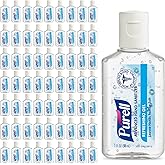 Purell Advanced Hand Sanitizer Refreshing Gel, Clean Scent, 1 fl oz Travel Size flip-Cap Bottle (Pack of 72) - 3901-72-CMR