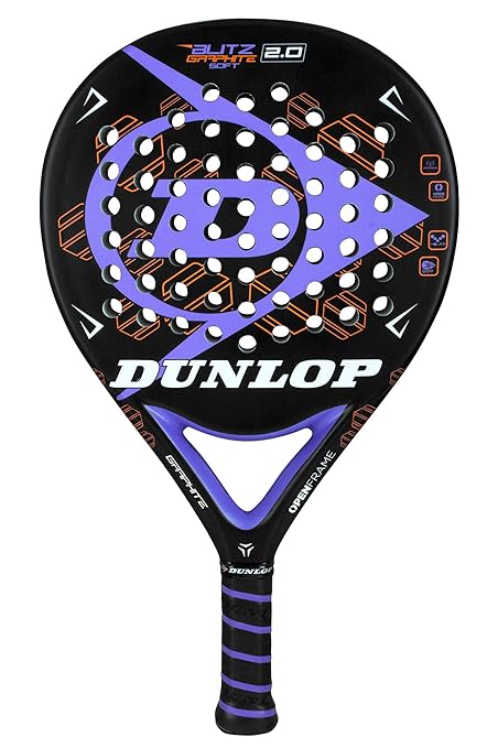 Amazon.com : Dunlop Blitz Graphite Soft 2.0 Pop Tennis/Padel ...