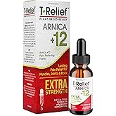 MediNatura T-Relief Extra Strength Oral Drops Arnica +12 Fast-Acting Natural Relieving Actives for Back Neck Joint Muscle Han