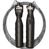 Rx Smart Gear Jump Rope - Black Ops Ergonomic Handles with Trans Black Cable Buff 3.4 | Jump Smart Weighted Speed Rope for Sp