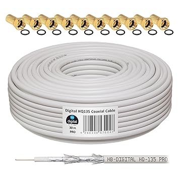 HB-Digital - Cable coaxial para DVB-S, S2 DVB-C y