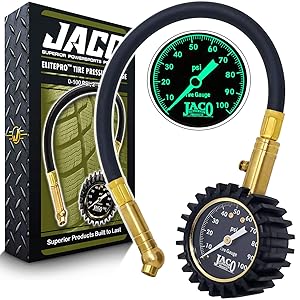 JACO ElitePro Tire Pressure Gauge - 100 PSI