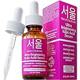 SeoulCeuticals Korean Skin Care Kojic Acid Serum Alpha Arbutin Serum – Dark Spot Remover Corrector Glycolic Acid Serum + Sali