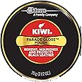 KIWI Black Parade Gloss Shoe Polish and Shine | Leather Shoe Care for Dress Shoes and Boots | Carnuba Wax | 2.5 Oz