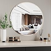 Protylctaster Circle Mirror 28 inch,Frameless Mirror, Bathroom Mirrors, Round Mirrros for Wall Decor, Circular Mirror,Bathroo