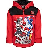 Power Rangers Fleece Half Zip Pullover Hoodie Toddler to Big Kid