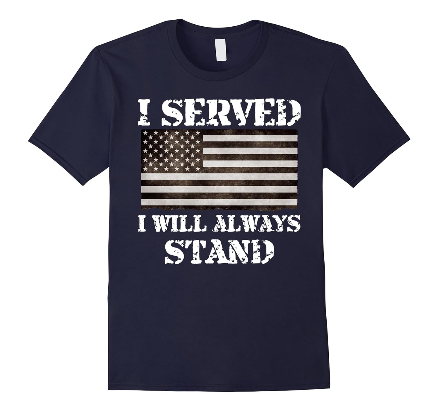 National Anthem I Served Army Veteran Military T-Shirt-FL