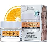 Advanced Clinicals Vitamin C Face Cream Moisturizer Skin Care Facial Lotion, Potent Vitamin C Gel Cream For Face Targets Dry 