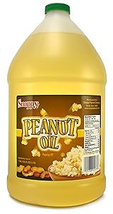 Snappy Popcorn 1 Gallon Snappy Pure Peanut Oil No Color Added, 128 Fl Oz