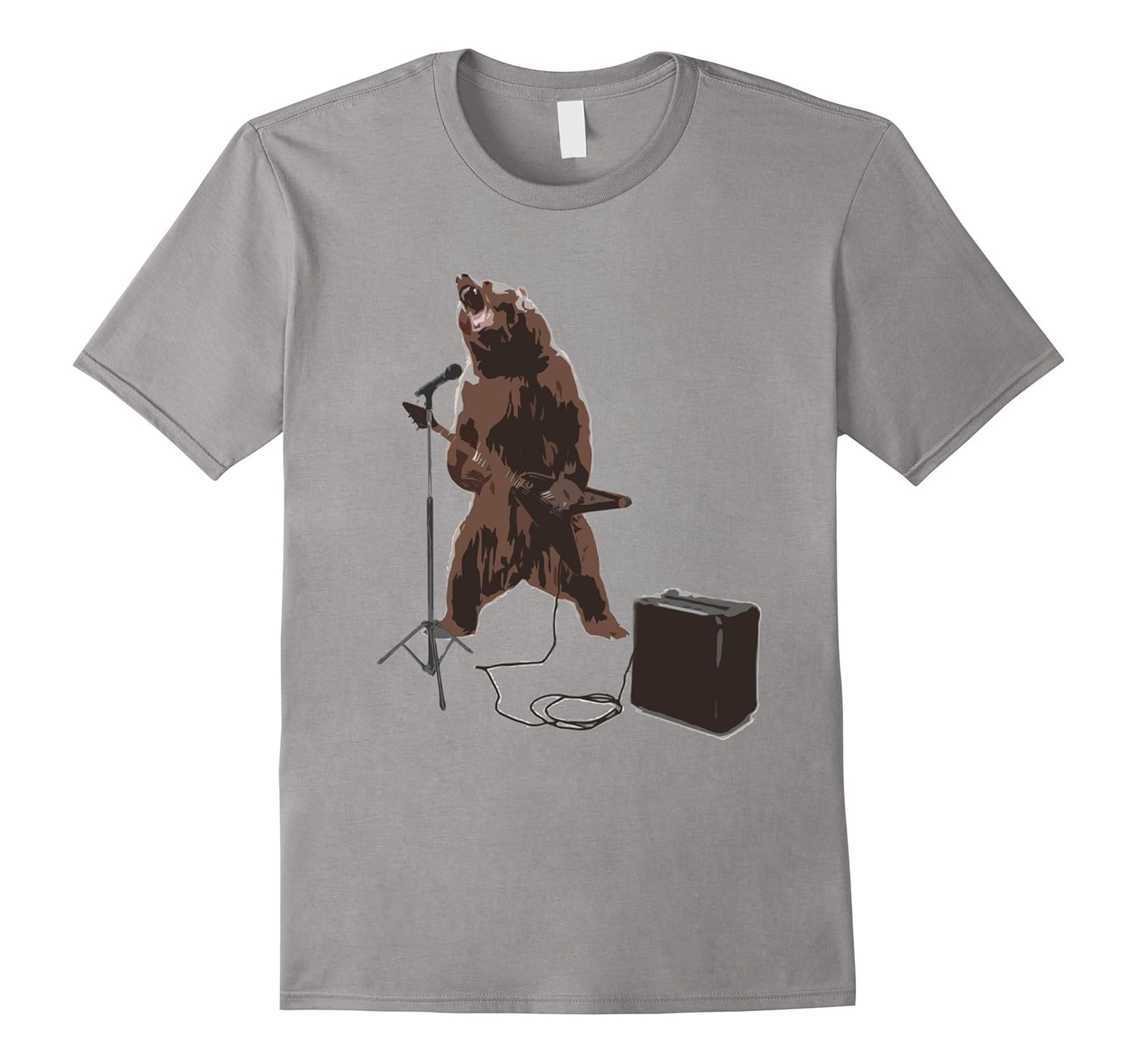 Bear Rock T-Shirt Mens & Womens Size-Art