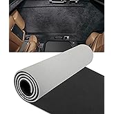 Zlirfy Headliner Fabric,Car Headliner Black Suede Headliner Fabric,Automotive Car Headliner Suede Headliner Fabric with Foam 