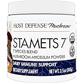 Host Defense Stamets 7 Mushroom Powder - 7 Species Blend - Mushroom Supplement for Immune Support with Royal Sun Blazei, Cord