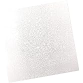 White Glitter Cardstock (10 Sheets, 300gsm) White Cardstock 12x12 Cardstock Paper Colored Cardstock (White)