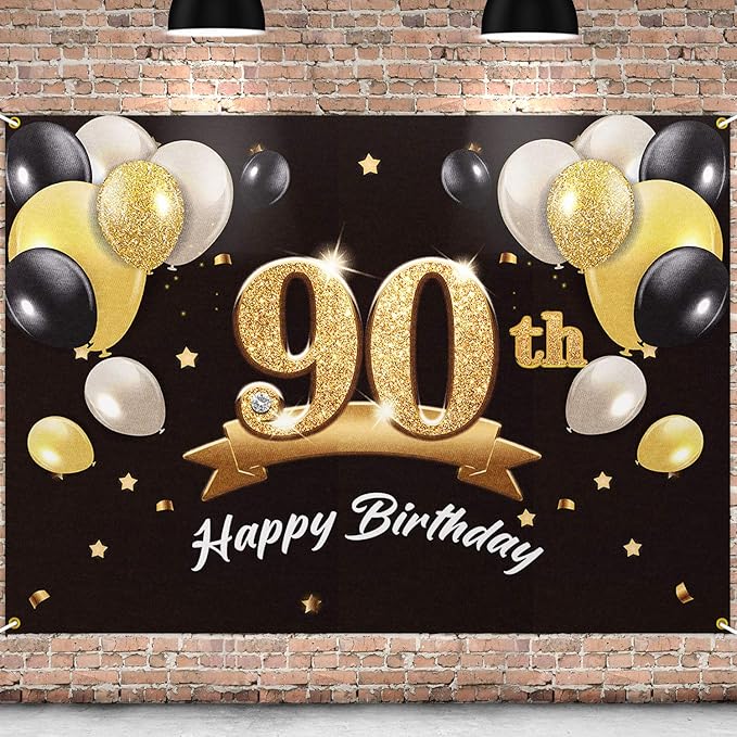 Happy 90th Birthday Background