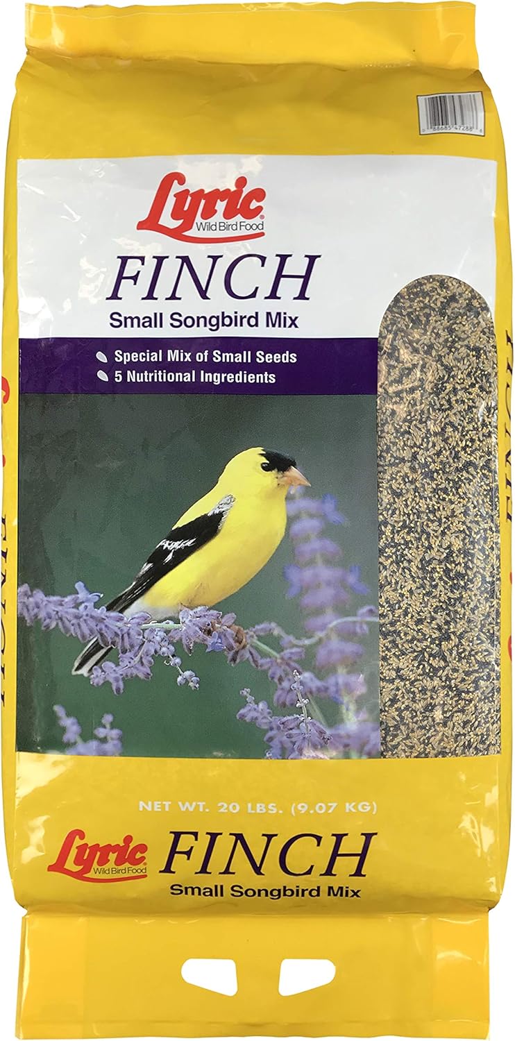 Lyric 2647408 Finch Small Songbird Wild Bird Mix, 20 lb