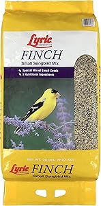 Lyric 2647408 Finch Small Songbird Wild Bird Mix, 20 lb