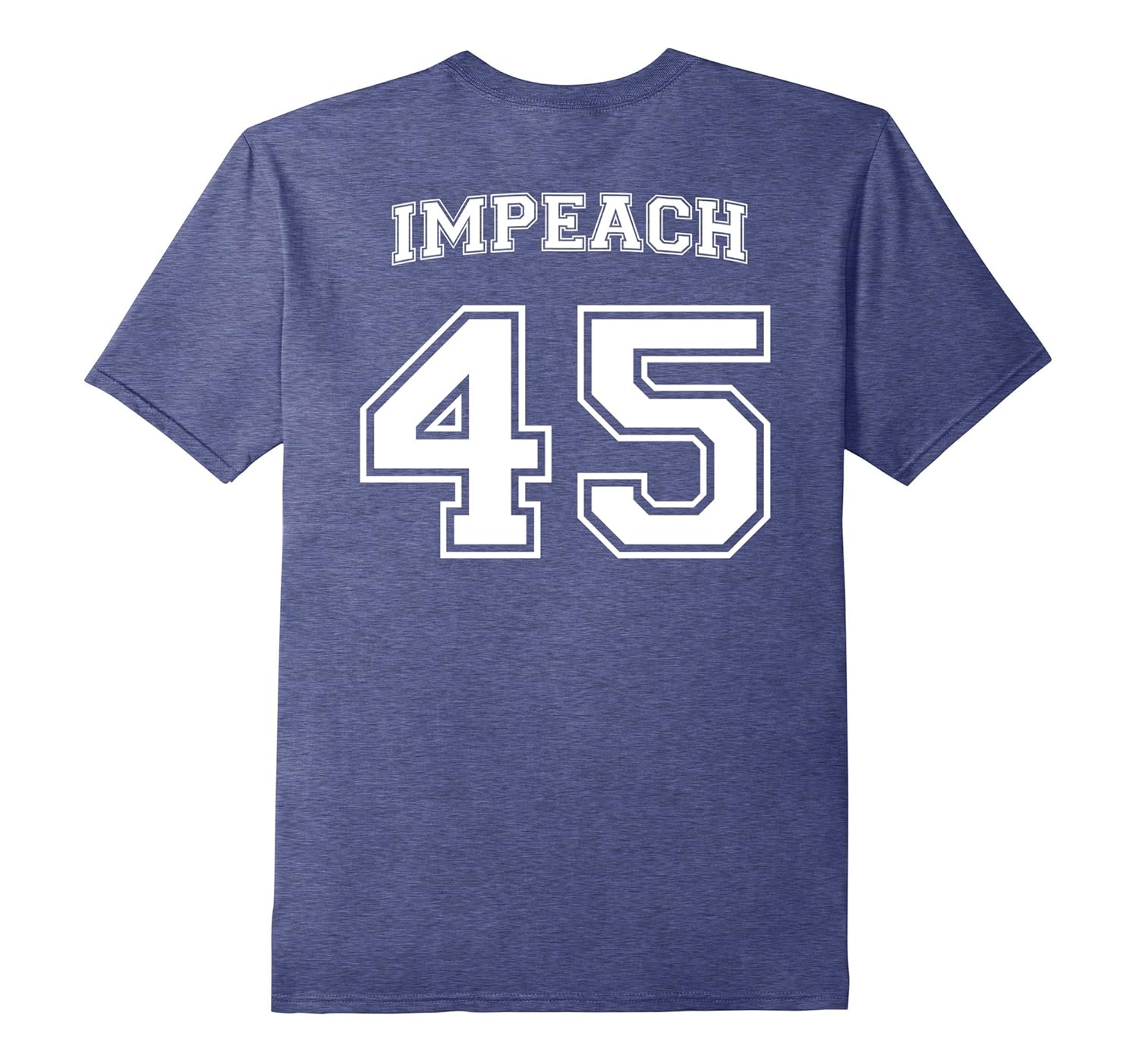 Impeach 45 Anti-Trump Patriotic Protest Resist T-Shirt-ln