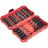 Amazon Basics 42-Piece Impact Driver Bit Set, Phillips, Slotted, Torx, One Size