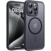 TOCOL Magnetic for iPhone 15 Pro Max Case, Upgraded Full Camera Protection, Compatible with Magsafe, Drop Protection, Translu