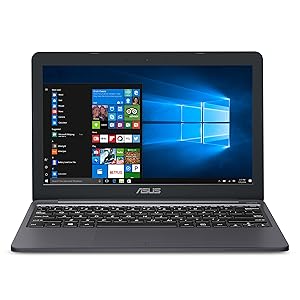 ASUS VivoBook L203MA Ultra-Thin Laptop, Intel Celeron N4000 Processor, 4GB RAM, 64GB eMMC storage, 11.6” HD, USB-C, Wi-Fi 5, Windows 10, L203MA-DS04, One Year of Microsoft Office 365